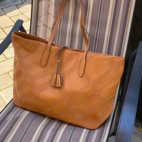 STUNNING large brown tote - Picture 4 of 5